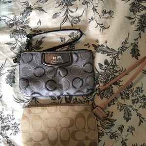 Coach wristlet bag